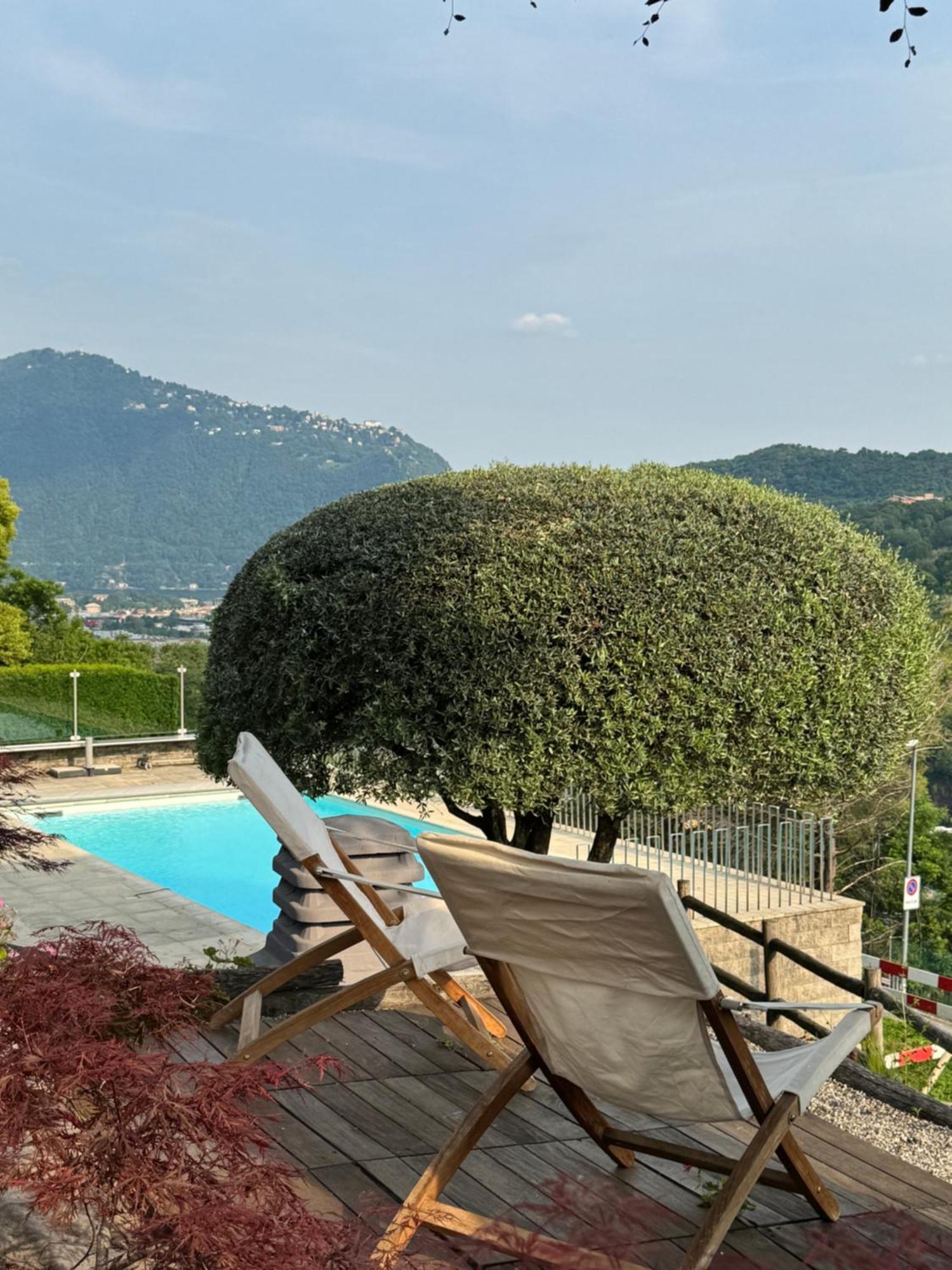 Veralto - Modern Suite With Como Lake View Vacallo Exteriér fotografie
