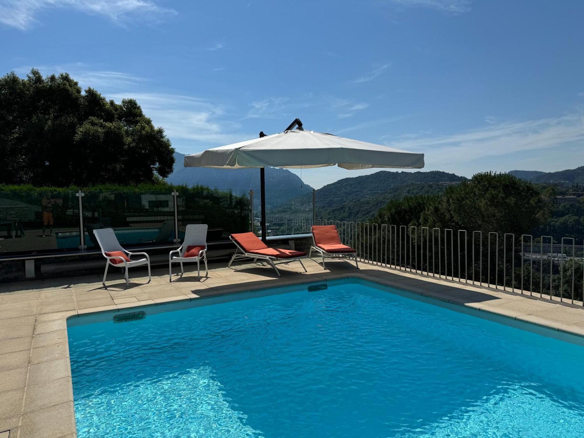 Veralto - Modern Suite With Como Lake View Vacallo Exteriér fotografie