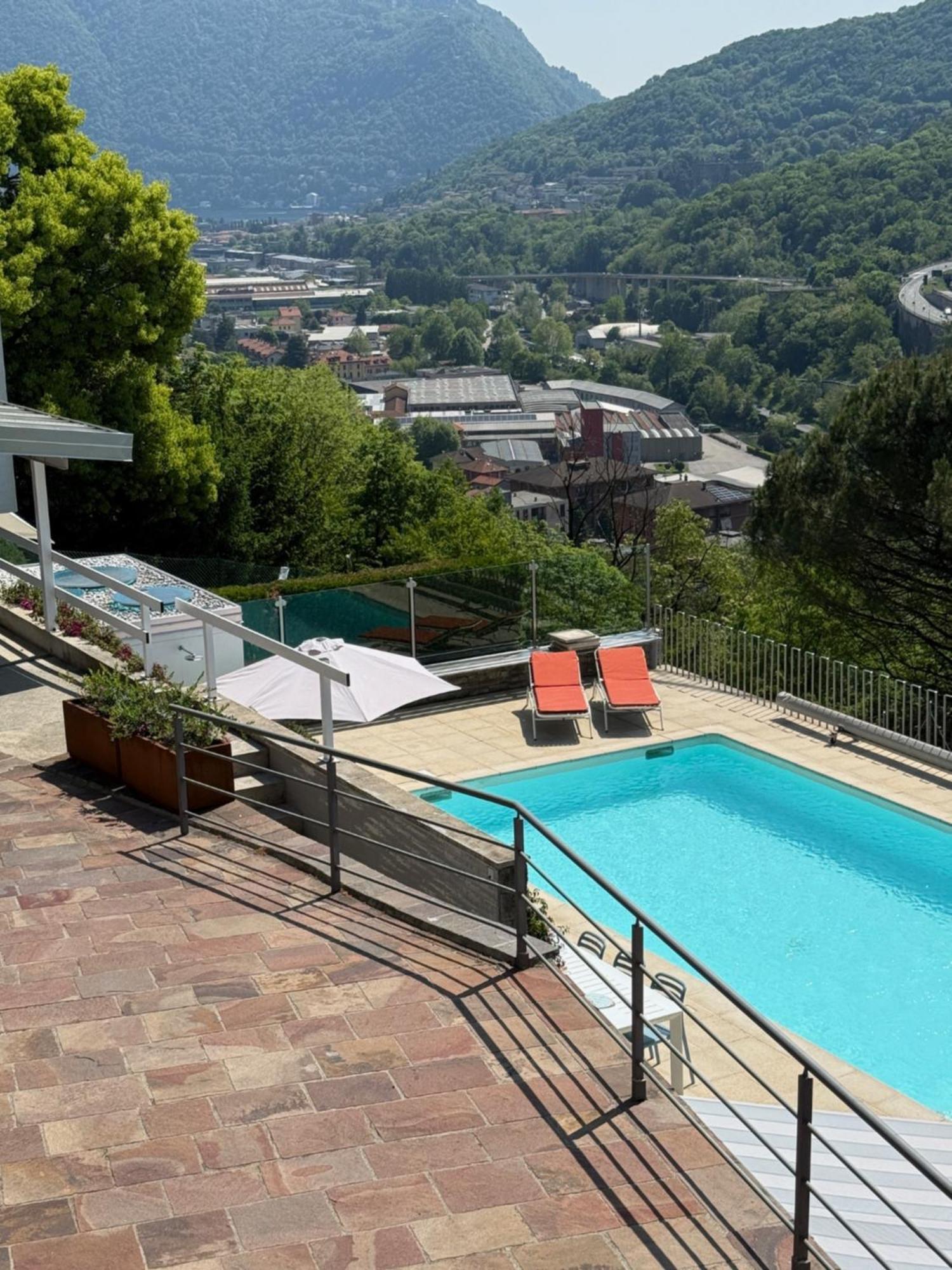 Veralto - Modern Suite With Como Lake View Vacallo Exteriér fotografie